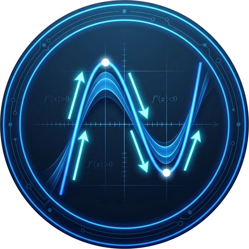 Criterio de la Primera Derivada icono.webp